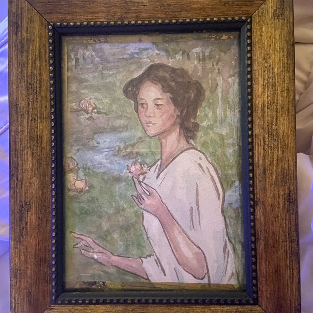 Elegant Framed Art with Wooden Finish